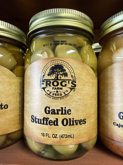 Frog’s Garlic Stuffed Olives 16oz