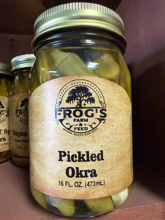Frog’s Pickled Okra 16oz