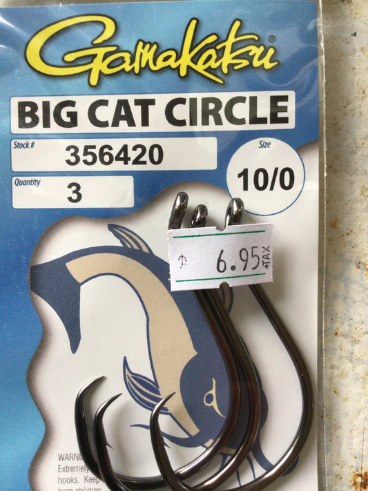 Gamakatsu big cat circle hook 10/0