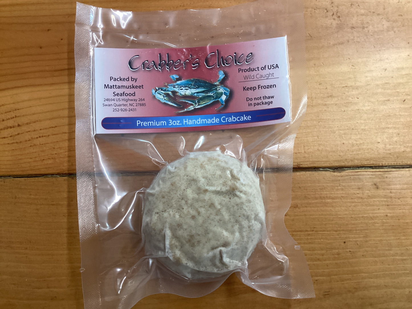 Crabber’s Choice Handmade Crab-cake-3oz
