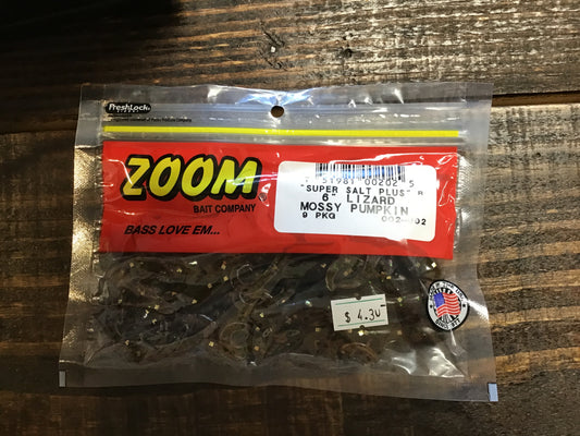 Zoom 6” lizard ( mossy pumpkin)