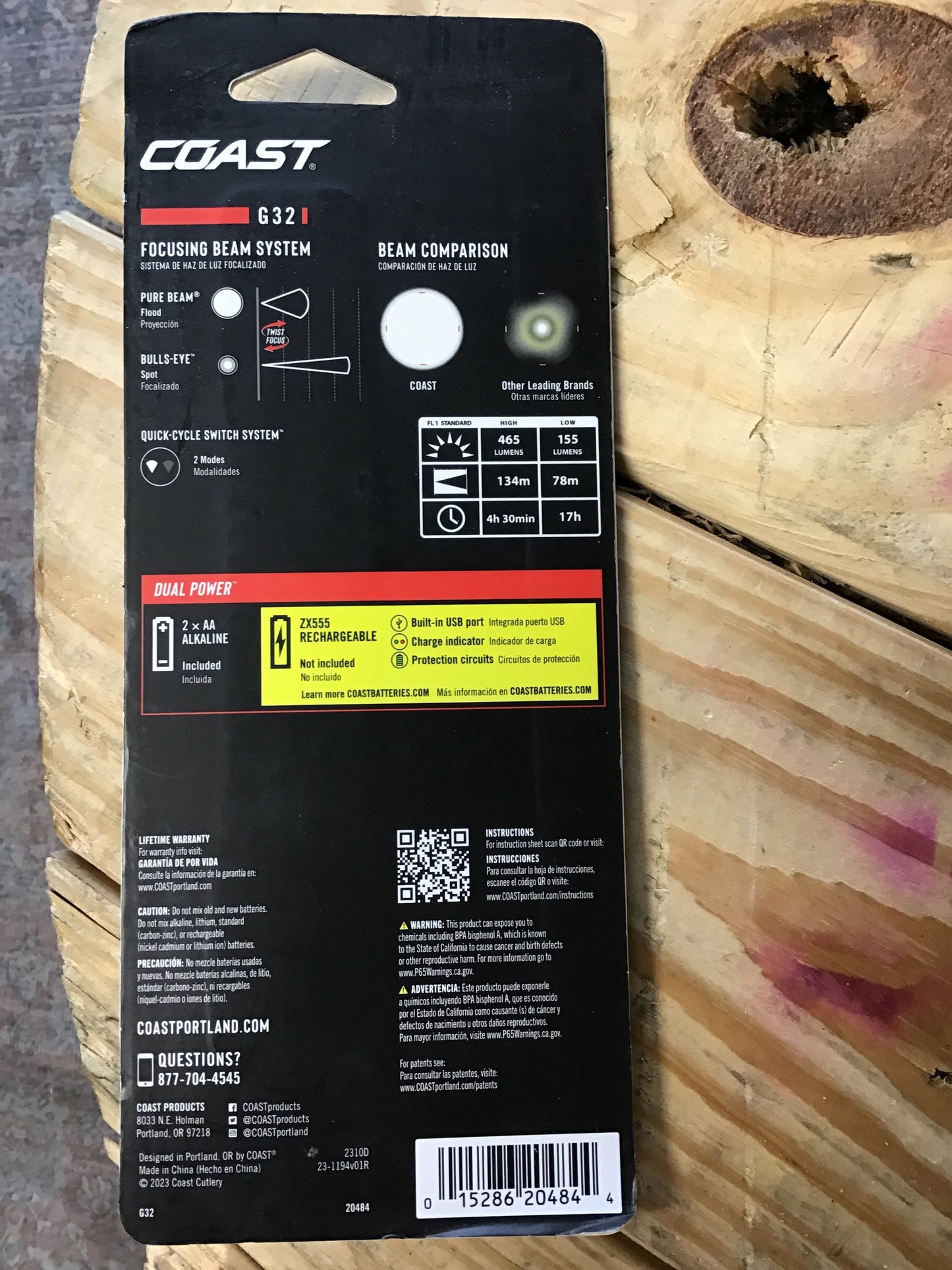 Coast 465 lumens Flashlight
