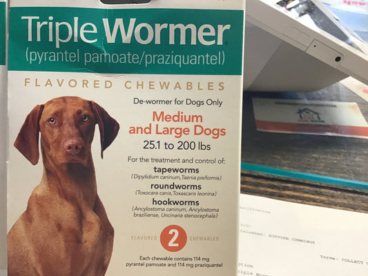 Dog wormer 25.1-200 lbs