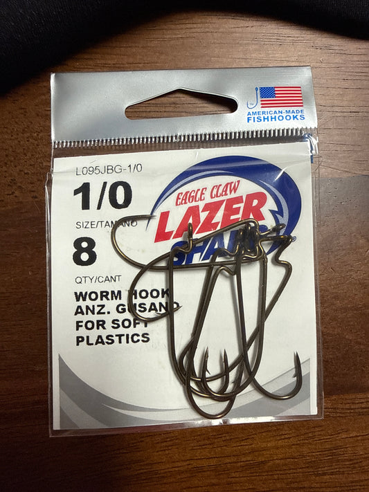 1/0 Worm Hook Bronze