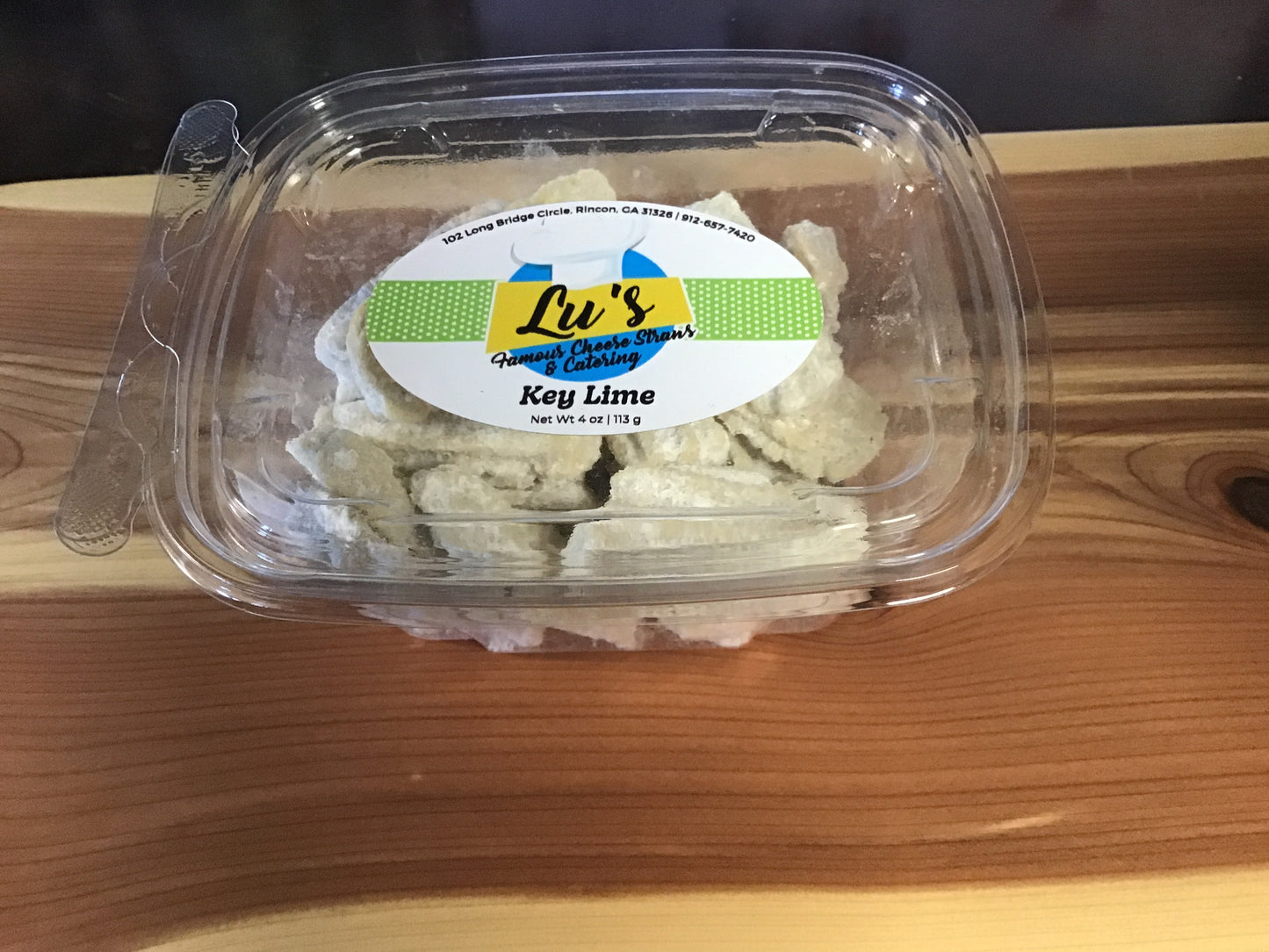 Lu's Famous gourmet cheese straws