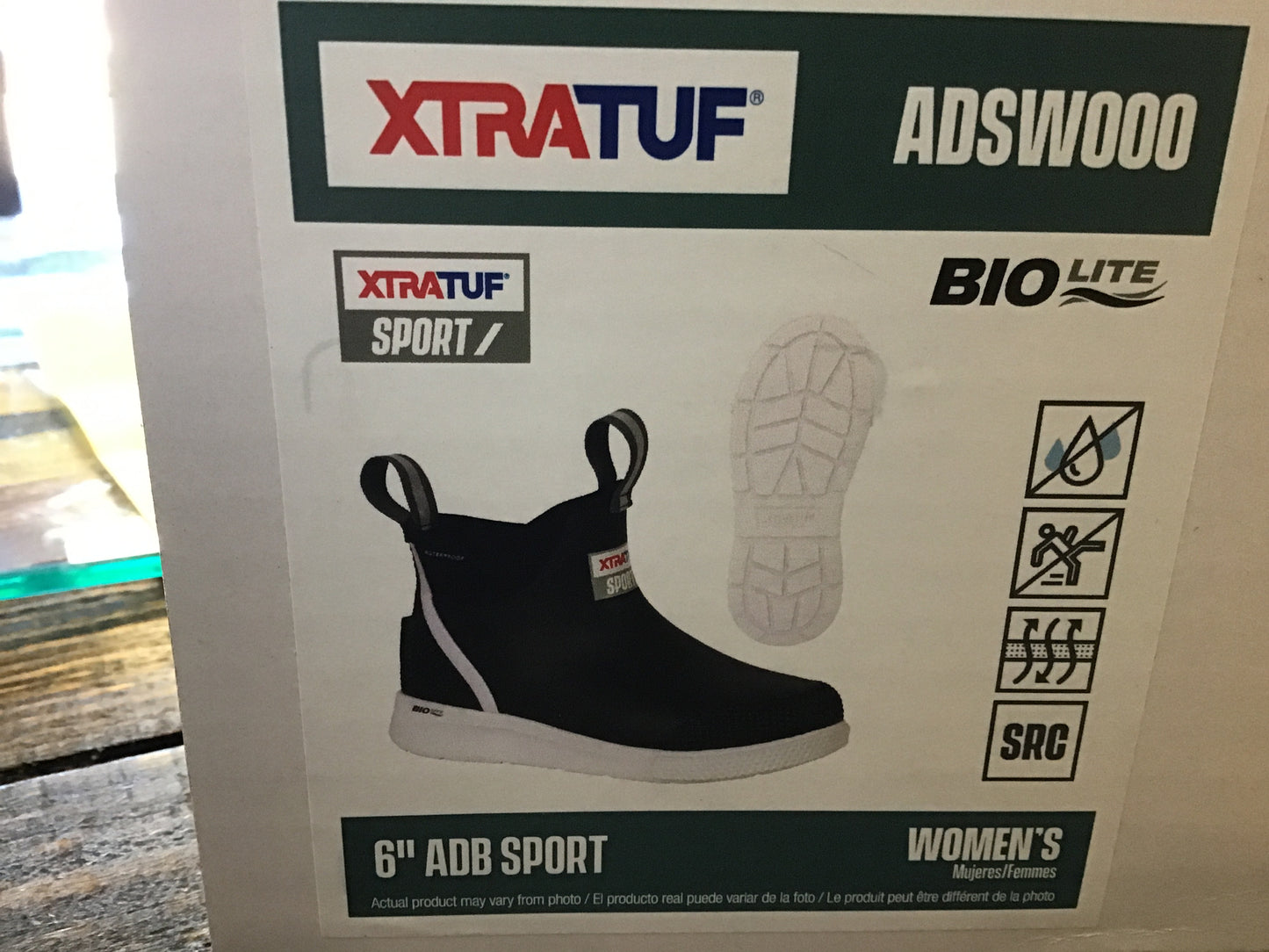 Women's Ankle Deck Boot Sport - black