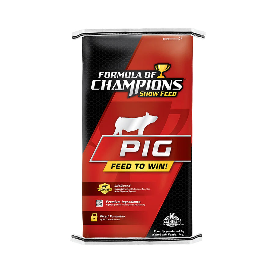 Formula Of Champions show pig 18% meal 50LBS