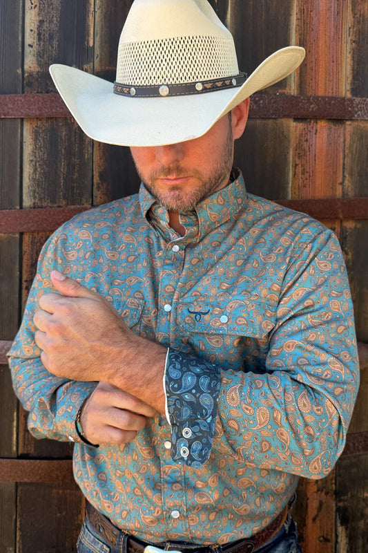 Drover Buckeye Pearl Snap LS