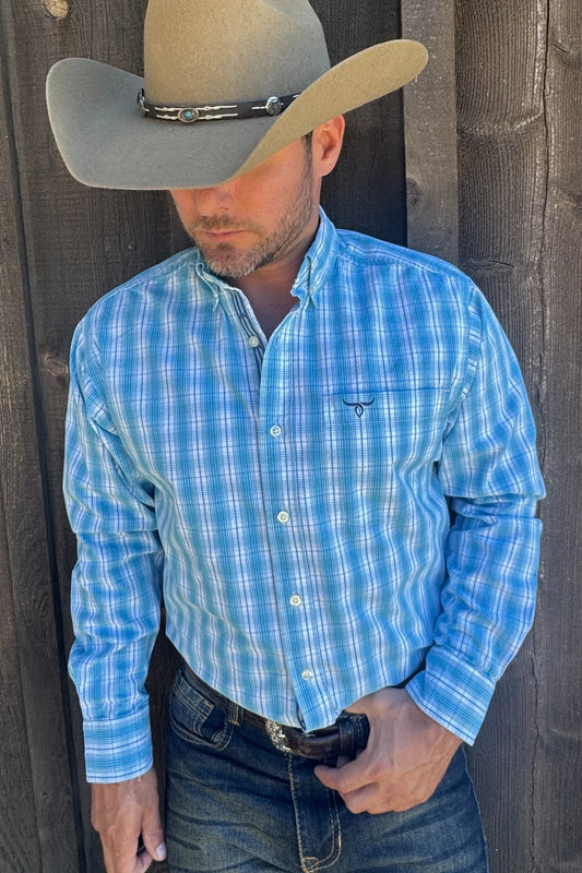 Drover Rawhide Button Down LS