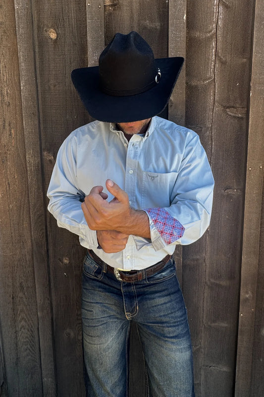 Drover Peacemaker Button Down LS