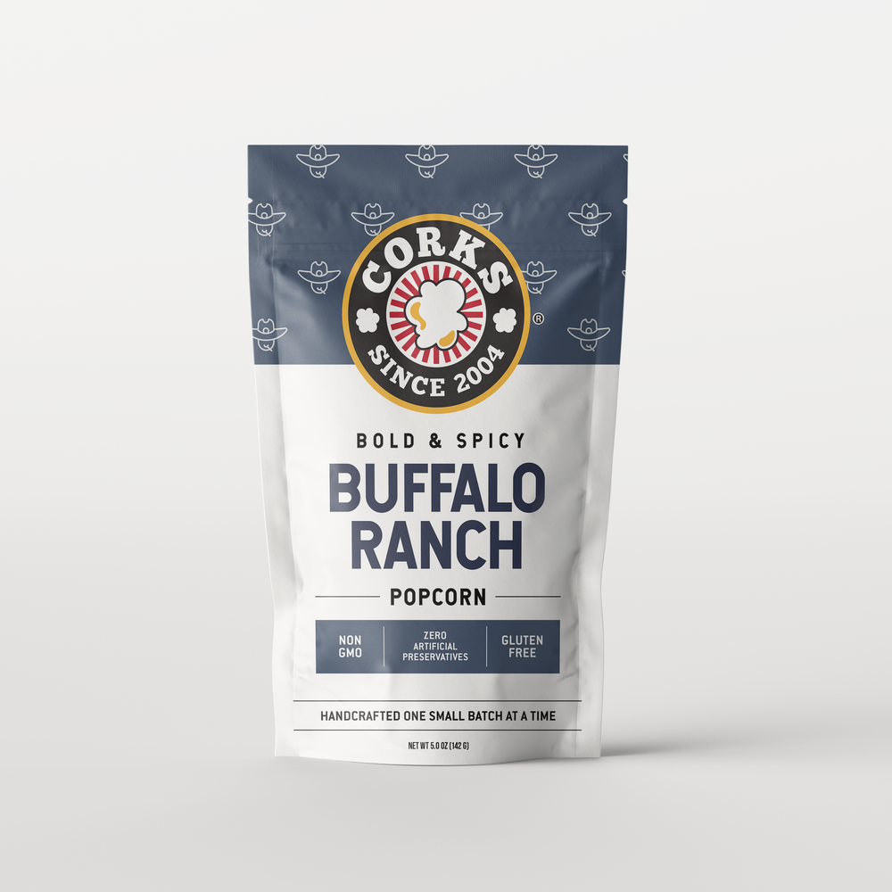 Corks Popcorn-Buffalo Ranch-3oz.