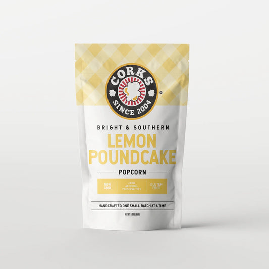 Corks Popcorn-Lemon Poundcake