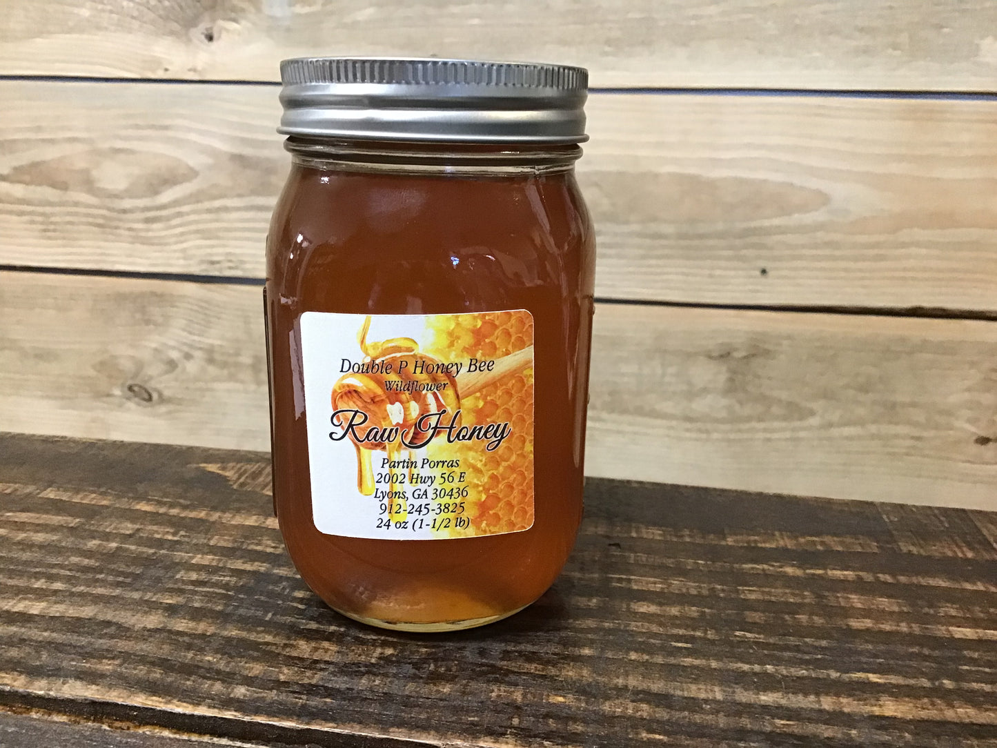 Local honey - Raw wildflower from Double P Honey Bee