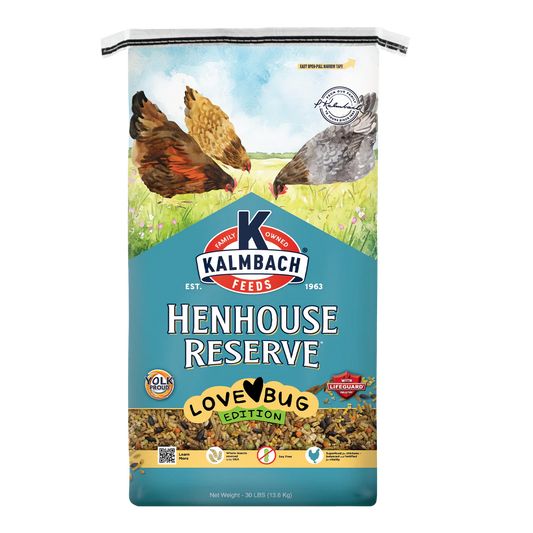 Henhouse Reserve Love bug poultry feed 30lb