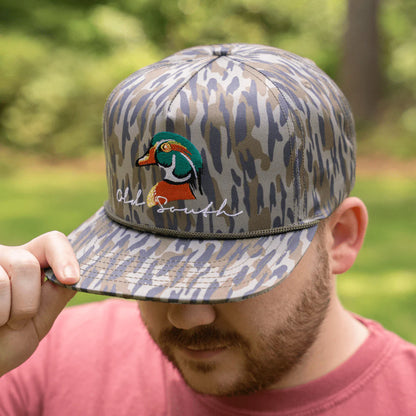 Old South Wood Duck Head Osland Camo Trucker Hat