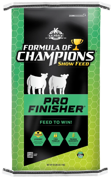 Formula of Champions Pro Finisher show cattle feed