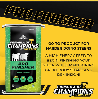 Formula of Champions Pro Finisher show cattle feed
