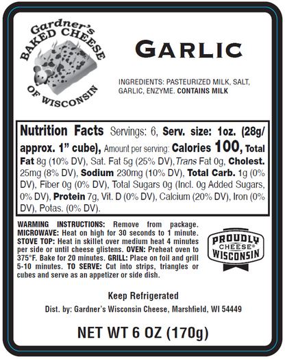 Garlic Oven-Baked Cheese
