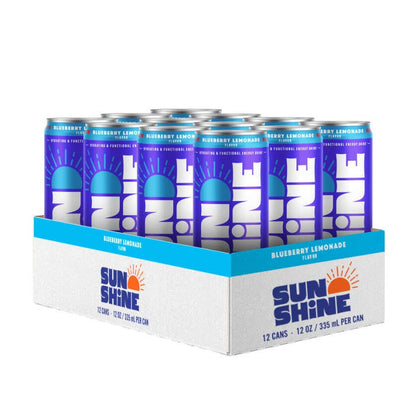 Sunshine Energy - Blueberry Lemonade (12 pk - 12o