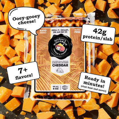 Oven-Baked Cheese filled with 5-Year-Aged Cheddar