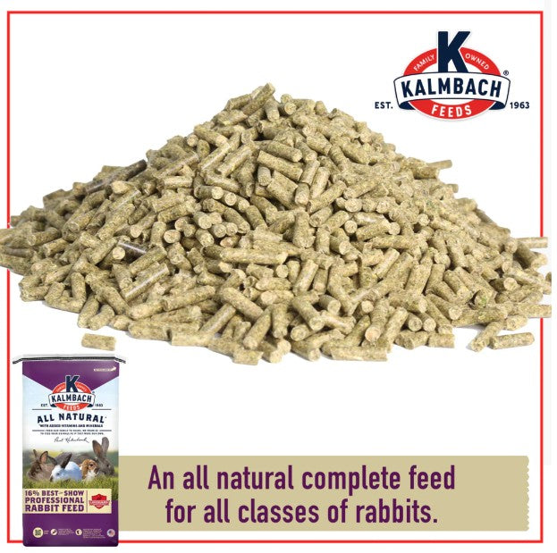 Kalmbach 16% Best-in-Show Rabbit Pellet