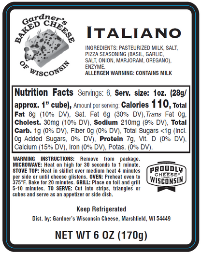 Italiano Oven-Baked Cheese
