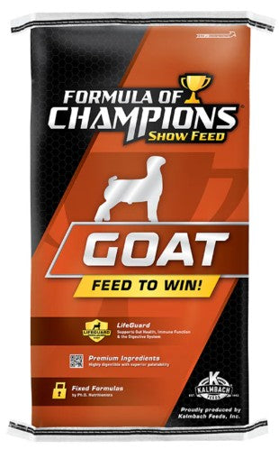 Formula of Champions Big League show goat feed