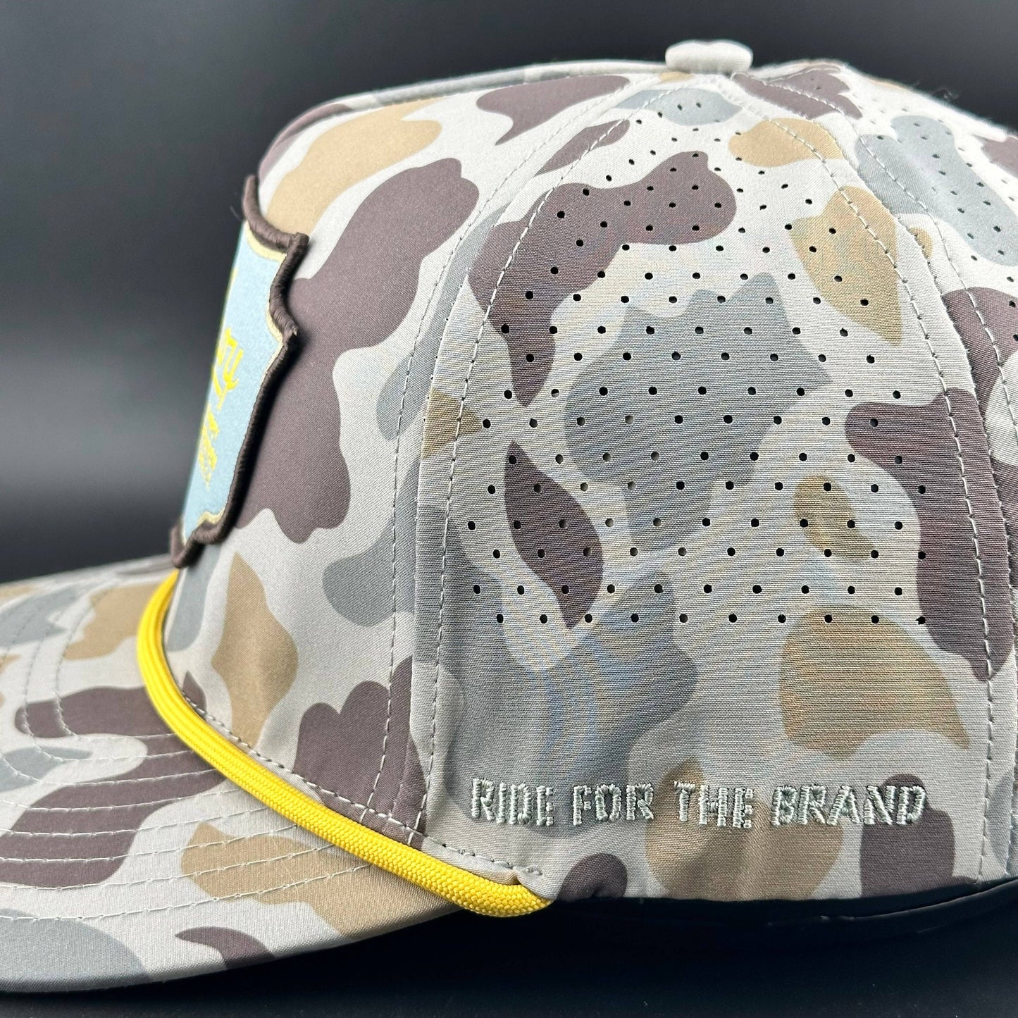Cowboy Revolution Apparel Co. Marshland Camo Patch “Cowboy Hat”