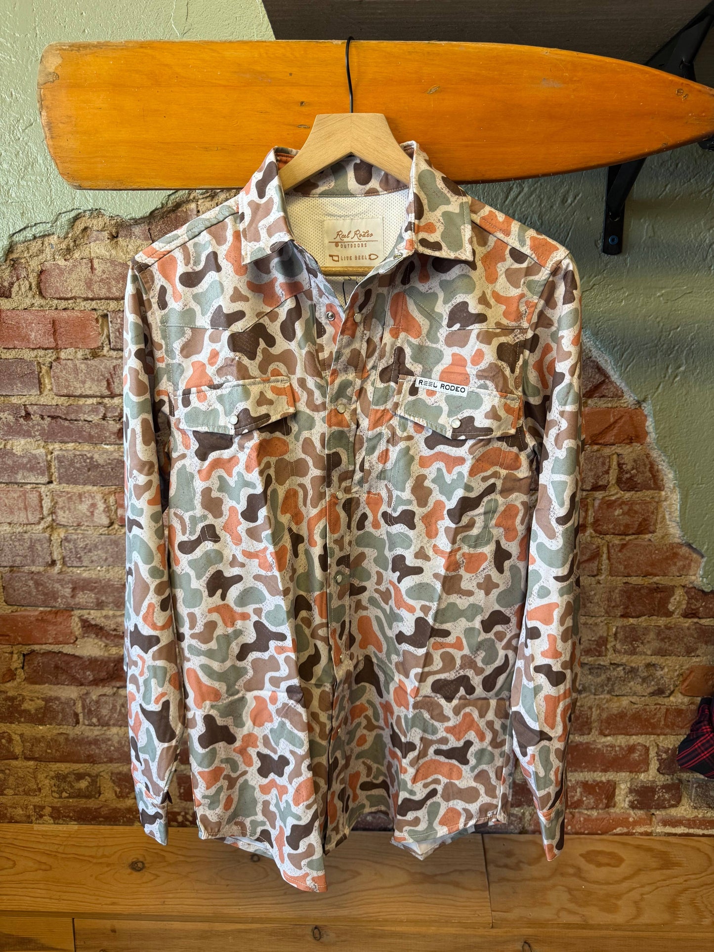 Reel Rodeo Long Sleeve Vaquero Camo