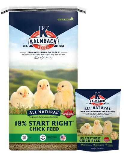 Kalmbach 18% Start Right Chick Feed Non-medicated