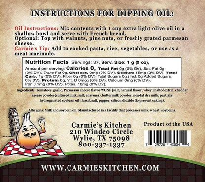 Pesto Dipping Oil Seasoning