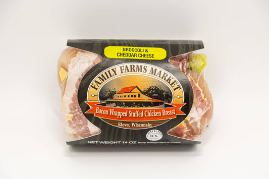 Bacon Wrapped Stuff Chicken Breast - Broccoli Cheddar