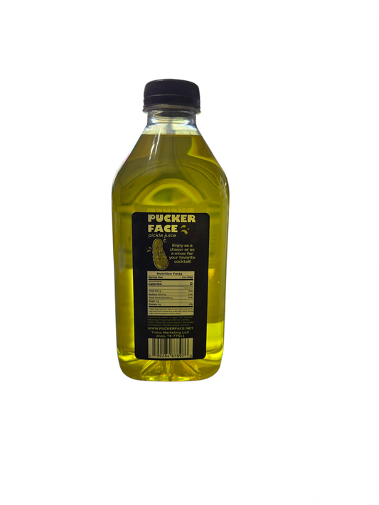 PUCKER FACE PICKLE JUICE 31 OZ