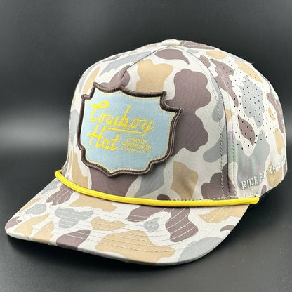 Cowboy Revolution Apparel Co. Marshland Camo Patch “Cowboy Hat”