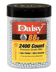 daisy precision max 0.177 caliber 2400 count bb zinc plated steel ammunition