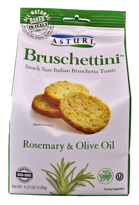 Asturi Rosemary & Olive Oil Bruschettini 4.23 oz