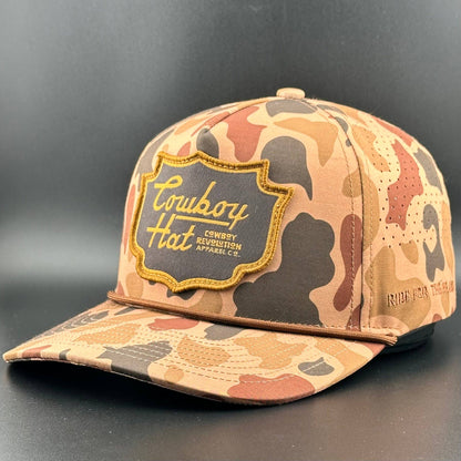 Cowboy Revolution Apparel Co. Rope Hat "Down South" Camo Patch - Performance Hat