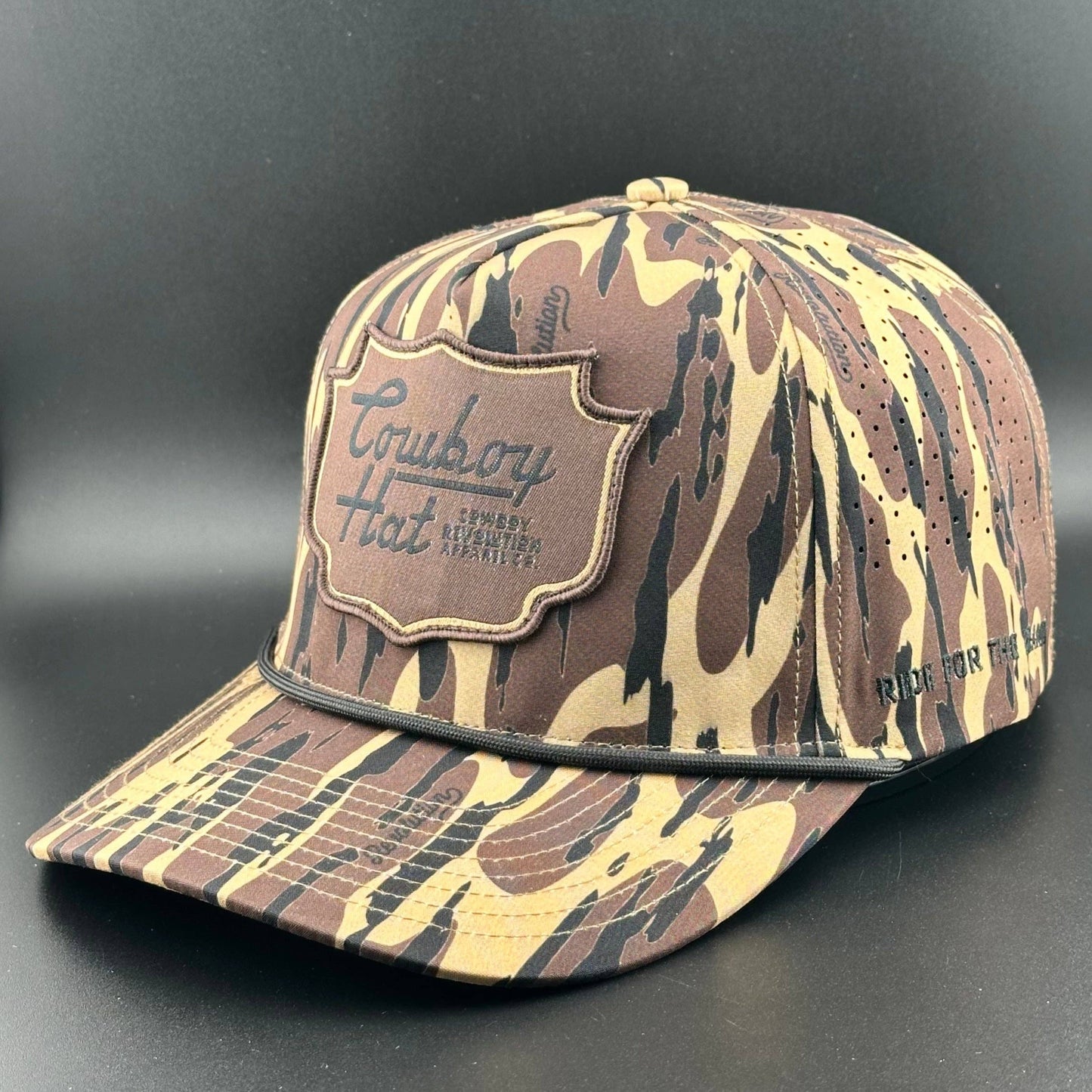 Cowboy Revolution Apparel Co. Atakapa Camo - Swampland Patch “Cowboy Hat”