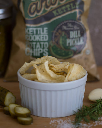 Dill Pickle Carolina Kettle Potato Chips 2 oz Case (20)
