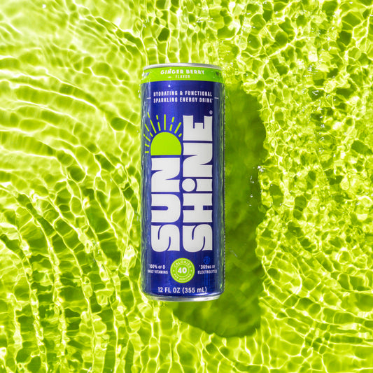Sunshine Good Energy Drink - Ginger Berry (12 pk - 12oz)