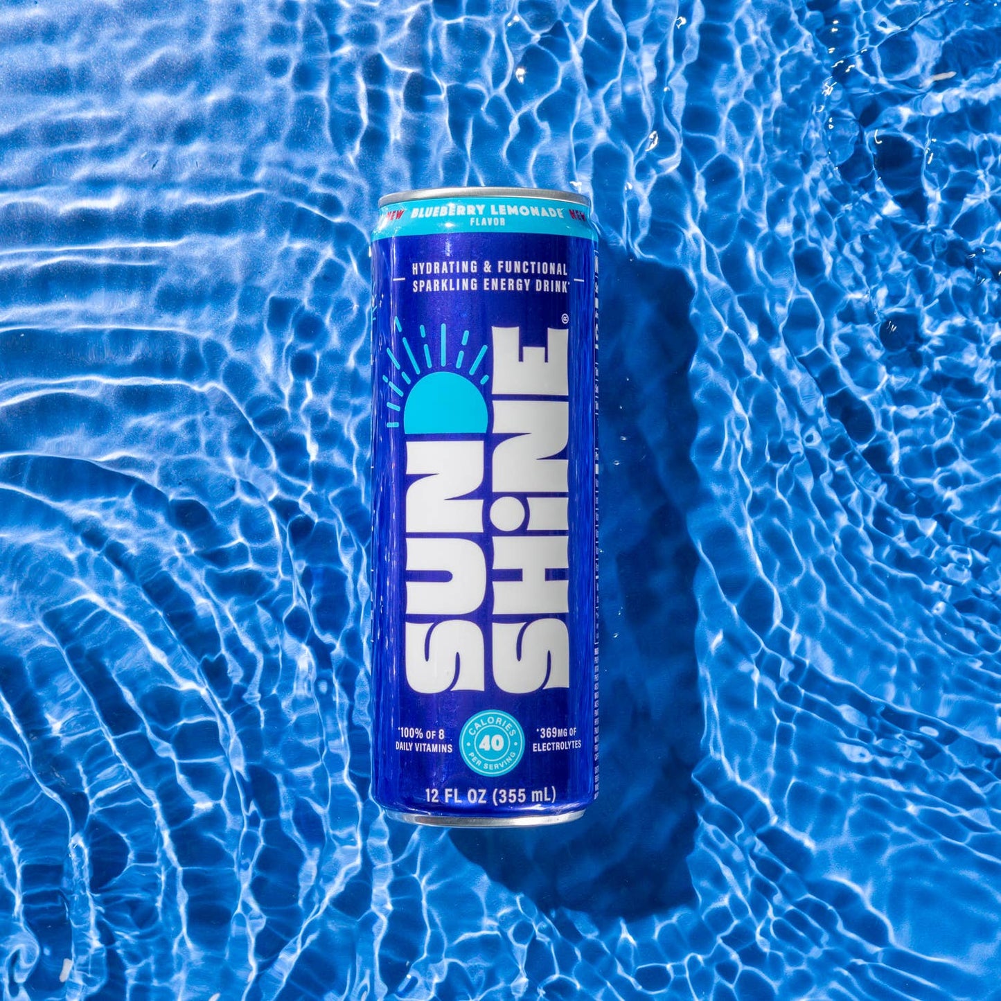 Sunshine Energy - Blueberry Lemonade (12 pk - 12o