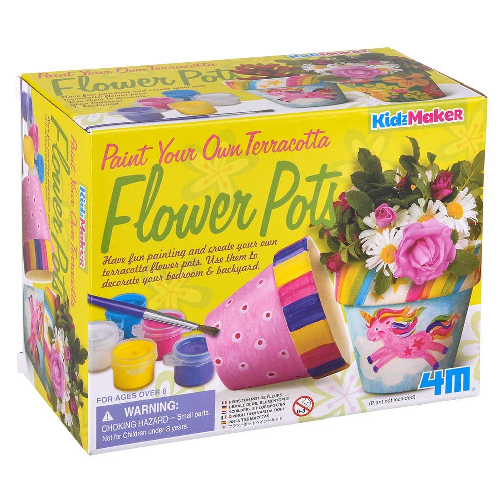 KidzMaker/Paint Your Own Terracotta Flower Pots