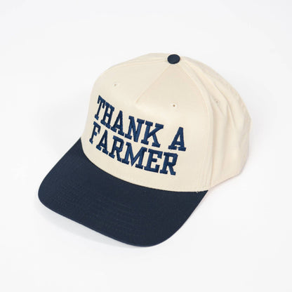 Western 'Thank A Farmer' Embroidered Trucker Hat