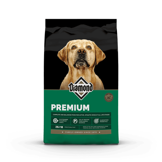 Diamond Premium All Life Stages 26/18 for Active, Athletic & Sporting Dogs Dry Food 40# bag