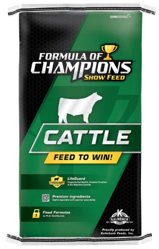 Formula of Champions Guts and Glory show cattle feed