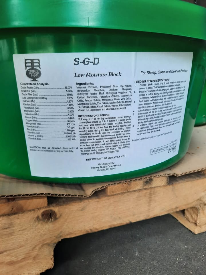 SGD -  SHEEP, GOAT, & DEER LMB 50# tub