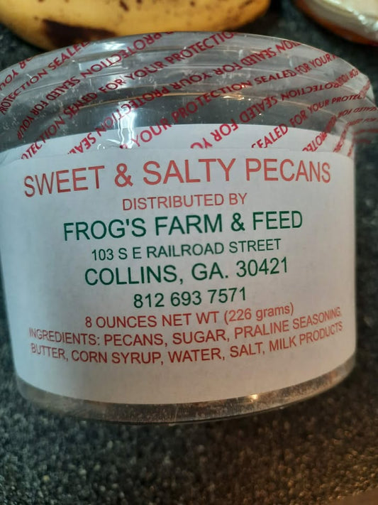 Sweet & salty pecan halves