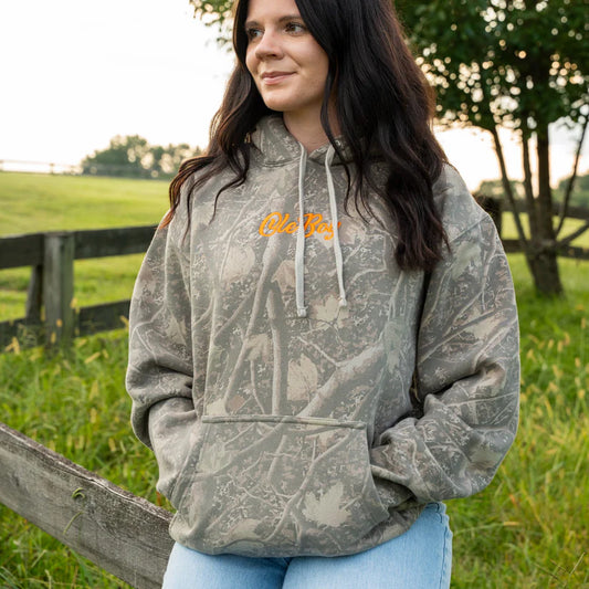 OLE BOY Deadwood Camo Logo Hoodie