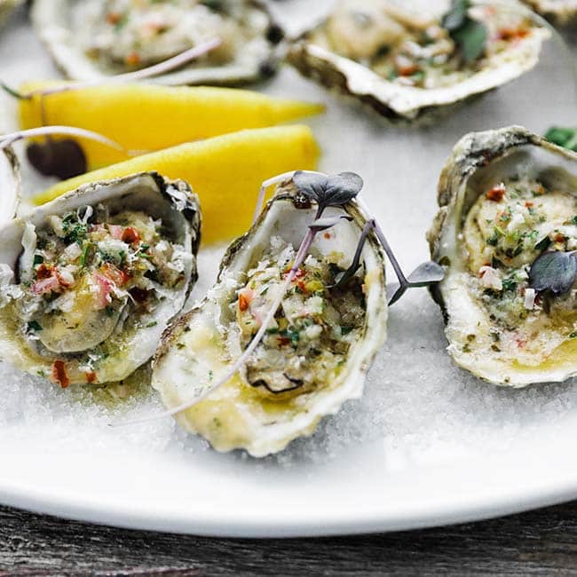 Raw oysters - 6 pound gallon