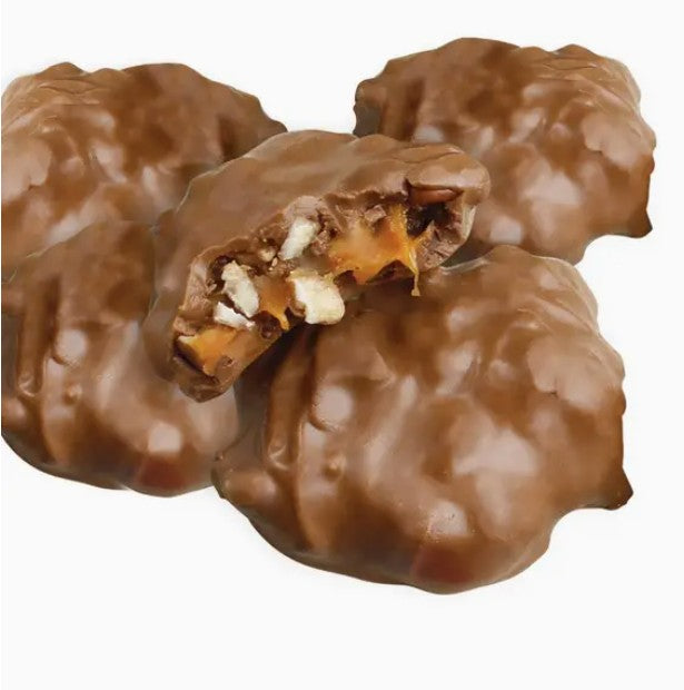 Frog’s Milk Chocolate Pecan Caramel Clusters 16 oz